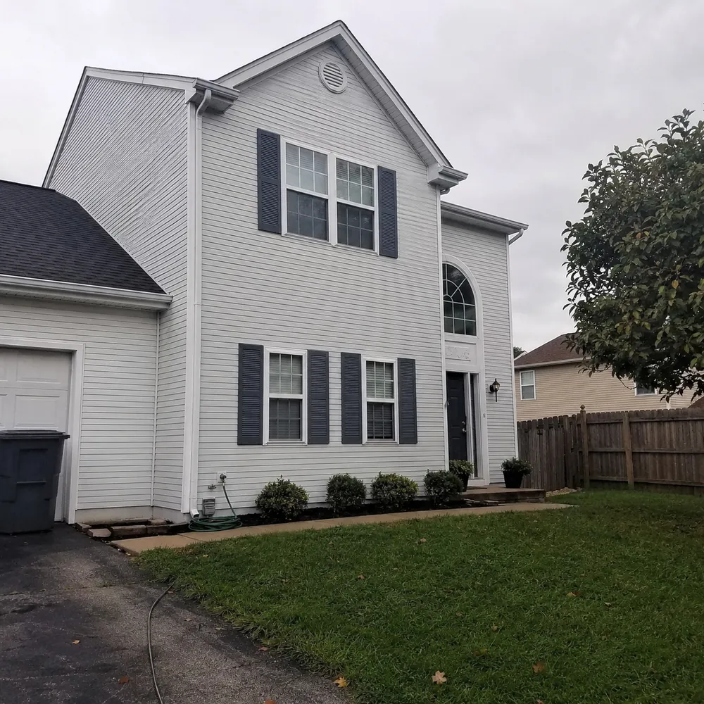 Soft and pressure washing — after
